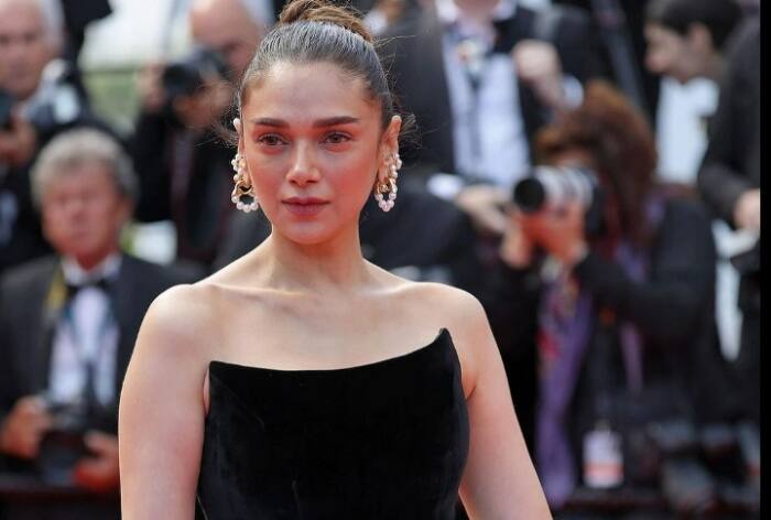 Aditi Rao Hydari Plays It Safe at Cannes 2024 Red Carpet, Shines in Timeless Classic Black and White Gown - See Pics