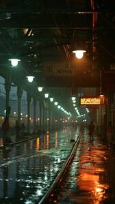 How Bengaluru Railway Station Looks During Heavy Rain - AI Photos