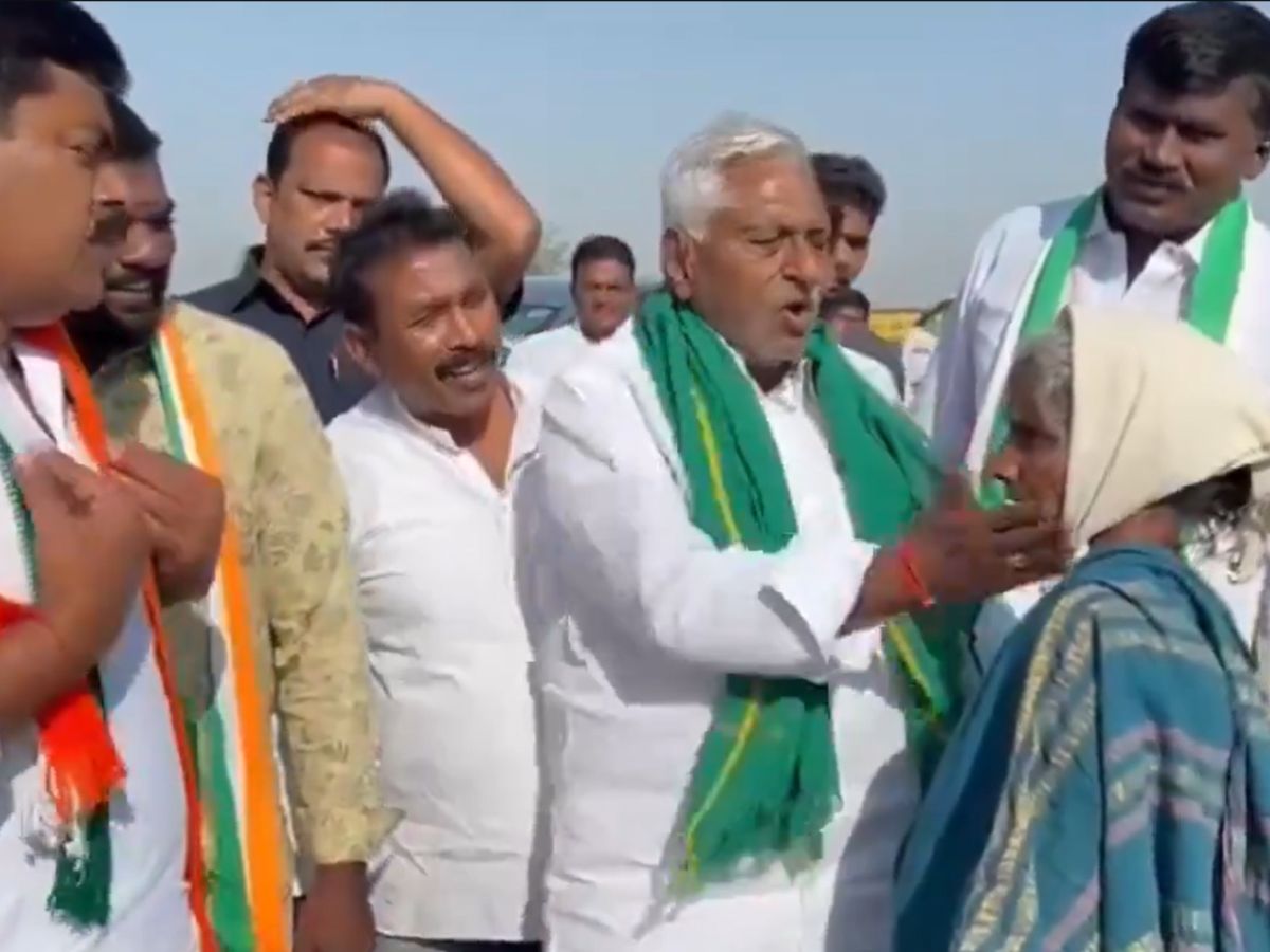 Lok Sabha Elections 2024: Telangana Congress Candidate Slaps Woman During Campaign, Watch Viral Video
