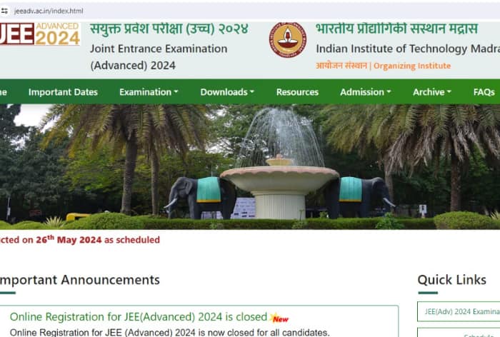 JEE Advanced Admit Card 2024 to Release on This Date; Know How to Download at jeeadv.ac.in