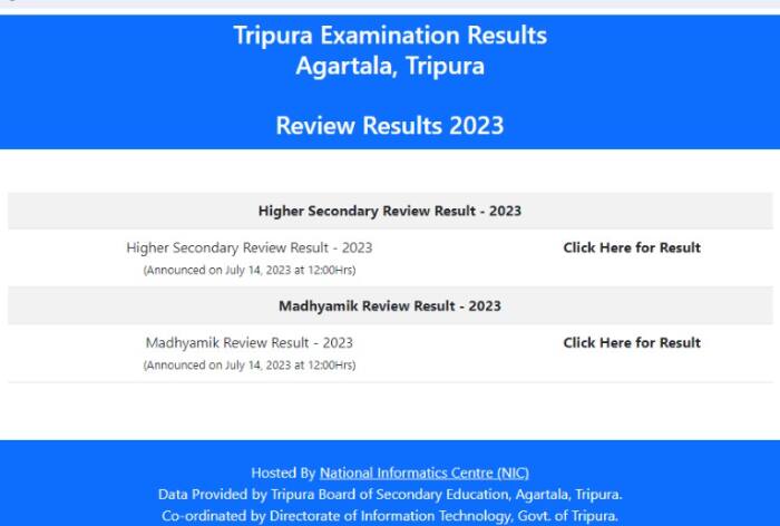 Tripura Board Class 10, 12 Results 2024 Date: TBSE Madhyamik, Higher Secondary Result At tbse.tripura.gov.in Soon