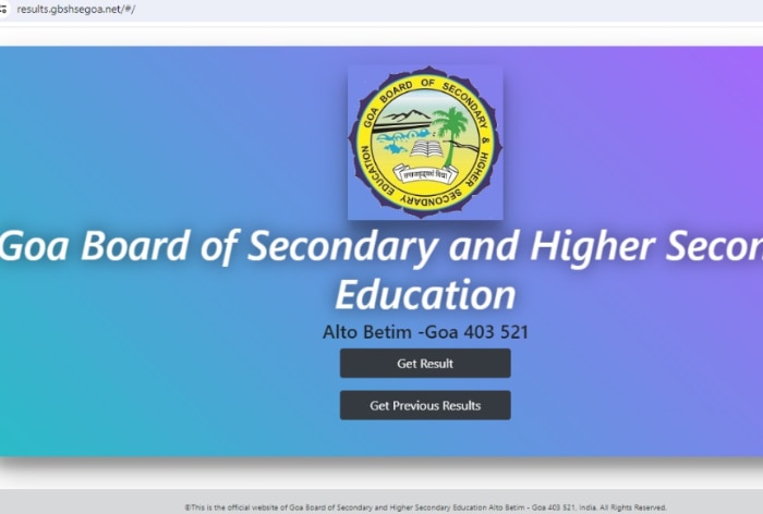 Goa Board SSC Results at results.gbshsegoa.net(Today); Direct Link