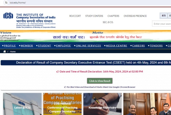 ICSI CSEET Result May 2024 (DECLARED) LIVE: Check ICSI Results at icsi ...