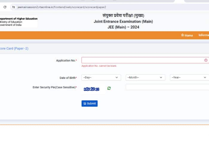 JEE Main 2024 Topper List: NTA JEE Session 2 Paper 2 Topper's Name, Rank, Percentile Here