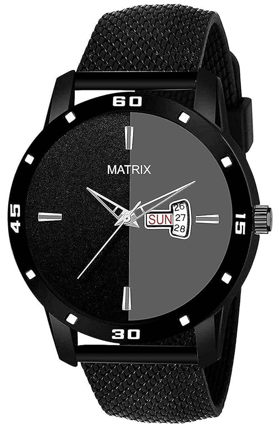 Matrix Day & Date Analog Wrist Watch at Rs. 299