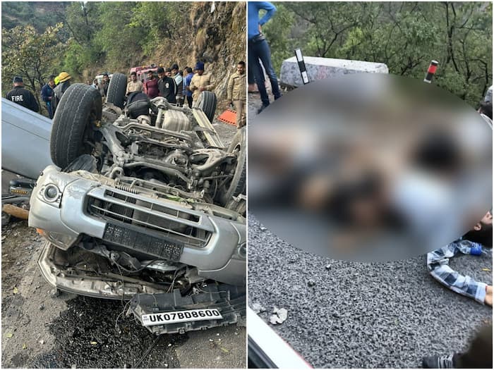 VIDEO: 5 Dehradun Varsity Students Killed In Gory Car Crash In Uttarakhand's Mussoorie