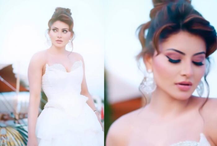 Cannes 2024: Urvashi Rautela Exudes Fairy-Tale Glam in Strapless Pearl Gown, Fan Calls Her 'Frozen's Elsa'- PICS