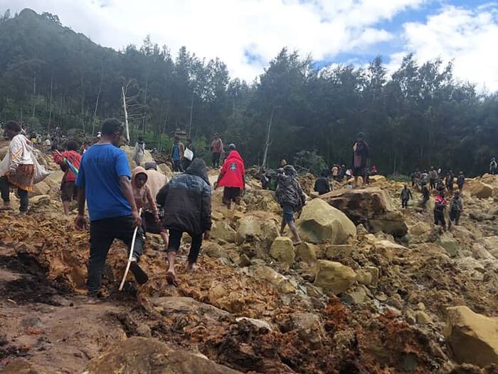 Papa New Guinea Landslide (AP)