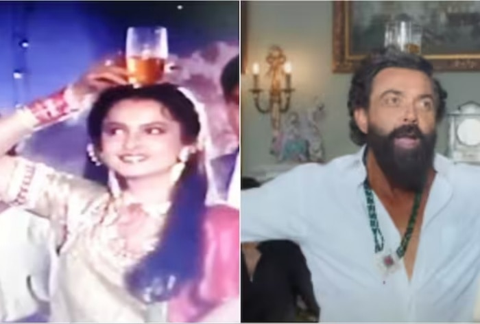 It Was Rekha First, Not Bobby Deol, Who Danced With Whiskey Glass on Head 32 Years Ago, Watch