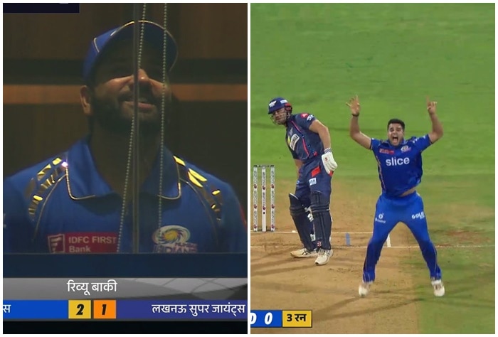 Rohit Sharmas Reaction To Arjun Tendulkars Lbw Appeal During Mi Vs Lsg 