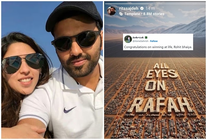 Rohit Sharma ROASTED by Pakistan Fans Over Ritika Sajdehs #AllEyesOnRafah Viral Post Amid Israel-Palestine CONFLICT!