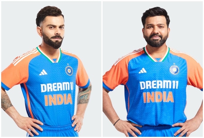 Rohit Sharma, Virat Kohli WEARING Indias New T20 World Cup 2024 Jersey ...