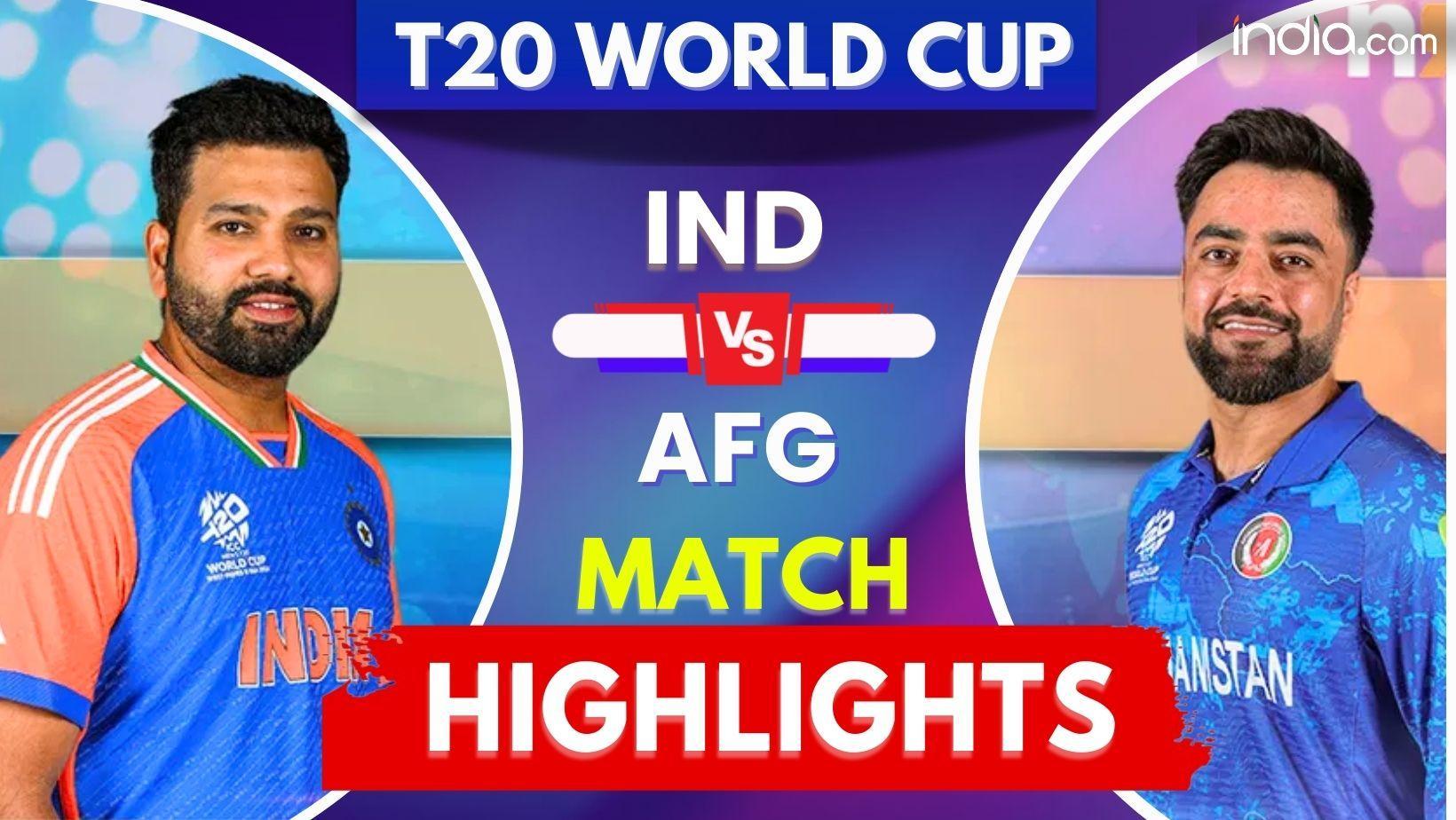 IND VS AFG T20 Highlights: Suryakumar Yadav, Jasprit Bumrah Shine as ...