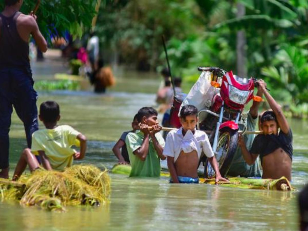 Assam Floods Death Toll Crosses 30 Over 16 Lakh People Affected Across 15 Districts Rescue 8929