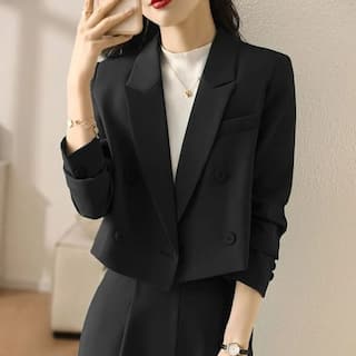 Top 3 Trendy Women's Black Blazer for Office - INPics