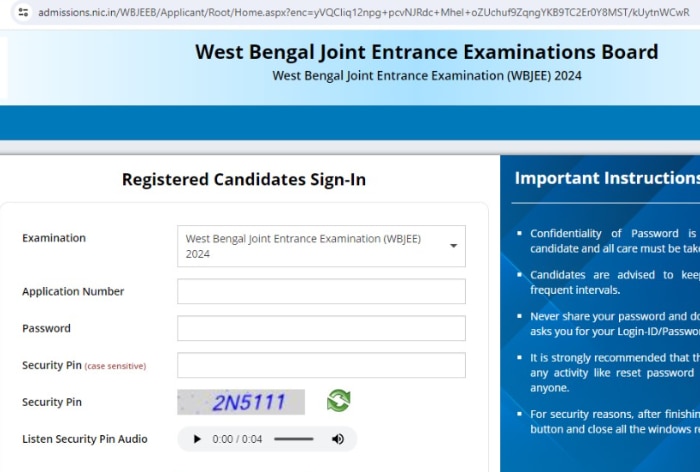 WBJEE Result 2024 LIVE: West Bengal WBJEE Results At Wbjeeb.nic.in(Soon ...