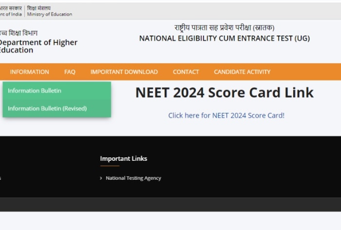 NEET UG Result 2024 Declared at exams.nta.ac.in; Direct Link, How to Check