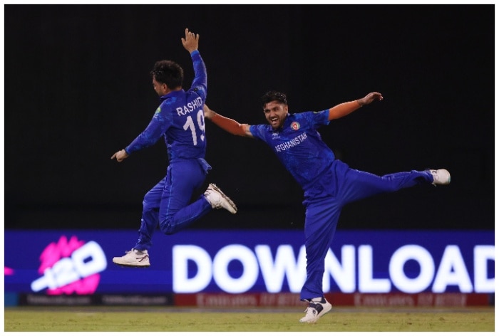 Nz Vs Afg Fazalhaq Farooqi Rashid Khan Star As Afghanistan Upset New