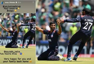 Suryakumar Yadav's Message For Saurabh Netravalkar Breaks Internet, Says 'Tula Maanla Bhau'