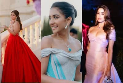 sachin and babi light blue dress What jewellery would you wear with this dress? : r/myweddingdress main image 0