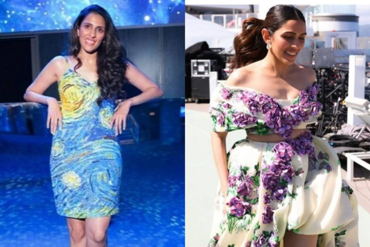 Decoding Shloka Mehta Fashion Picks From Van Gogh Inspired Starry Night  Mini Dress to 3D Lavender Embellished Gown - SEE PICS