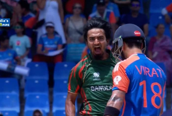 India vs Bangladesh, IND vs BAN, Virat Kohli Fans Troll Tanzim Hasan Sakib, Tanzim Hasan Sakib trolled in social media, Tanzim Hasan Sakib abused, Tanzim Hasan Sakib vs Virat Kohli, Virat Kohli vs Tanzim Hasan Sakib, Virat Kohli vs Bangladesh, Virat Kohli in T20 World Cup 2024, Tanzim Hasan Sakib in T20 World Cup 2024, India vs Bangladesh in T20 World Cup 2024, IND vs BAN in T20 World Cup 2024,