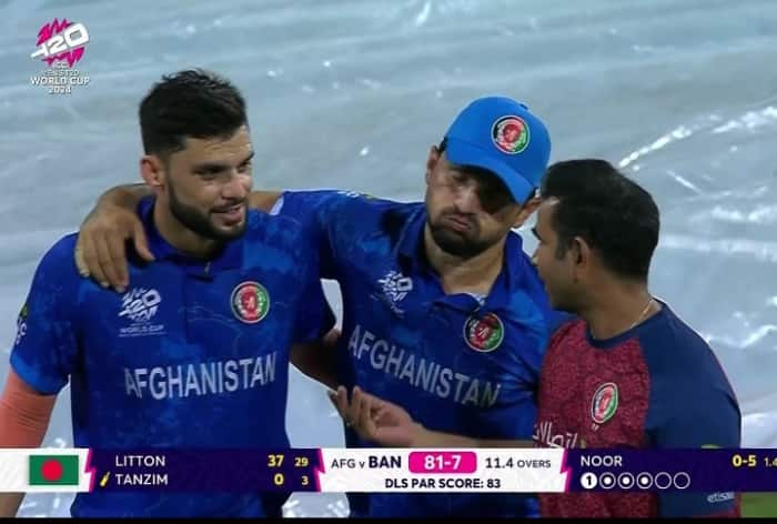 Gulbadin Naib's Cramp, Gulbadin Naib, Gulbadin Naib cramp controversy, Gulbadin Naib t20 world cup controversy, Gulbadin Naib in T20 World Cup 2024, Gulbadin Naib vs Bangladesh, T20 World Cup 2024, Afghanistan vs Bangladesh, Afghanistan vs Bangladesh in T20 World Cup 2024, Afghanistan vs Bangladesh cricket match,