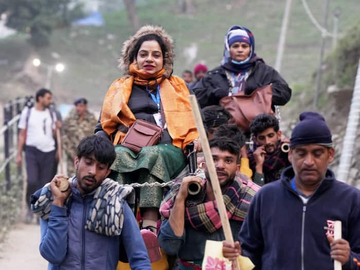 Amarnath Yatra Begins In Kashmir's Himalayas; Over 13,000 Pilgrims Visit Cave Shrine On Day 1