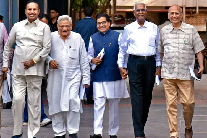 INDIA Alliance, Election Commission, Postal Ballots, Opposition, ECI, Congress, Abhishek Manu Singhvi, EVMs, EVM, VVPAT, Sitaram Yechury, Lok Sabha elections, Ajay Maken