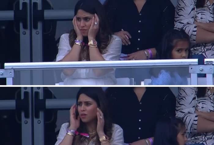 Ritika Sajdeh SHOCKED After Rohit Sharma Gets Out During Ind vs Pak T20 ...