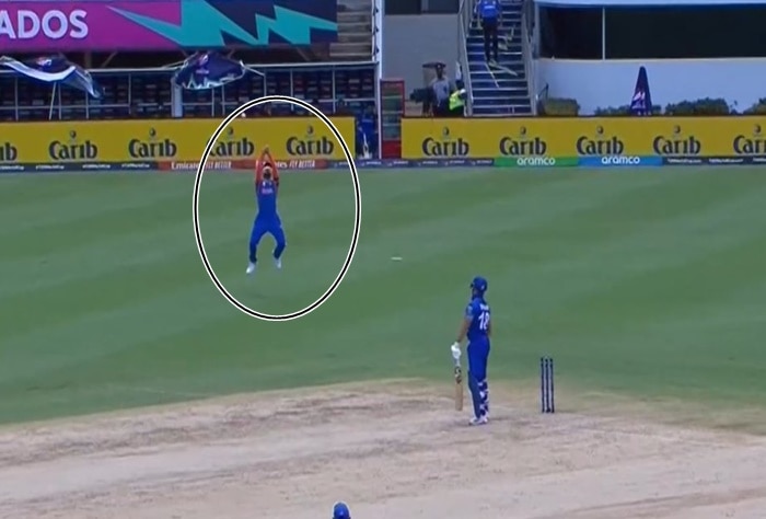 Virat Kohli DROPS an Easy Catch During Ind vs Afg T20 WC 2024 Super 8 Match; Video Goes VIRAL