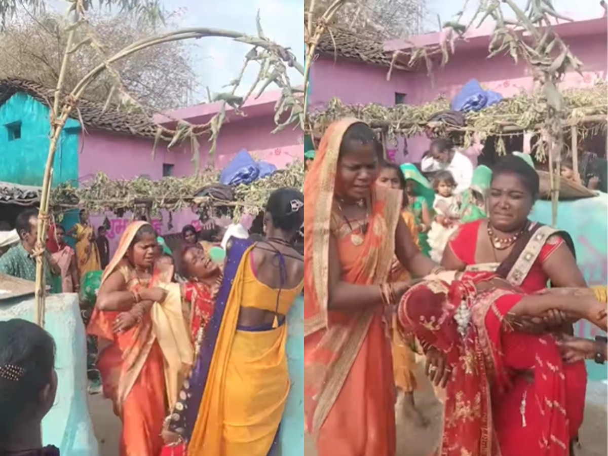 Dulhan ka Video: विदाई में दहाड़े मारकर रोने लगी दुल्हन, देखकर मेहमान भी हंस पड़े- देखें वीडियो
