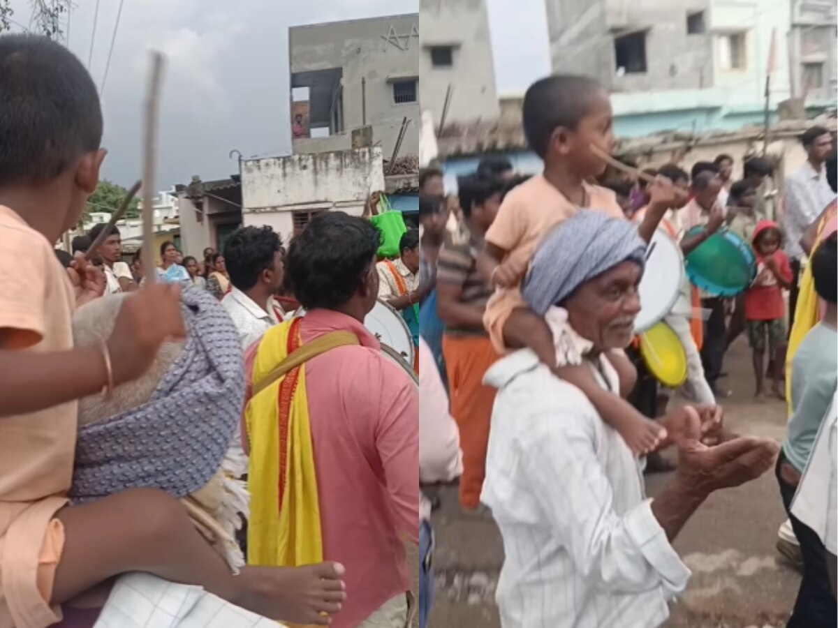 दादा-पोते की ऐसी जुगलबंदी नहीं देखी होगी, देखते ही याद आएगा बचपन- देखें वीडियो