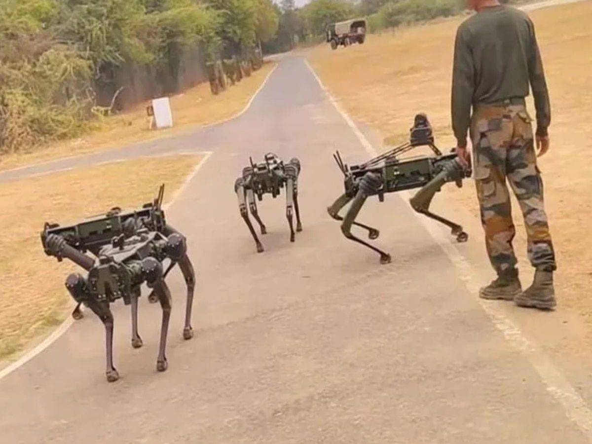 Indian Army To Induct 25 Remote-Controlled MULE Robot Dogs; Know All ...