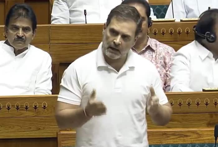 Congress Says Rahul Gandhi's Mic Muted As He Raised NEET Issue In Lok Sabha, Speaker Responds, 'There Is No Button Here'