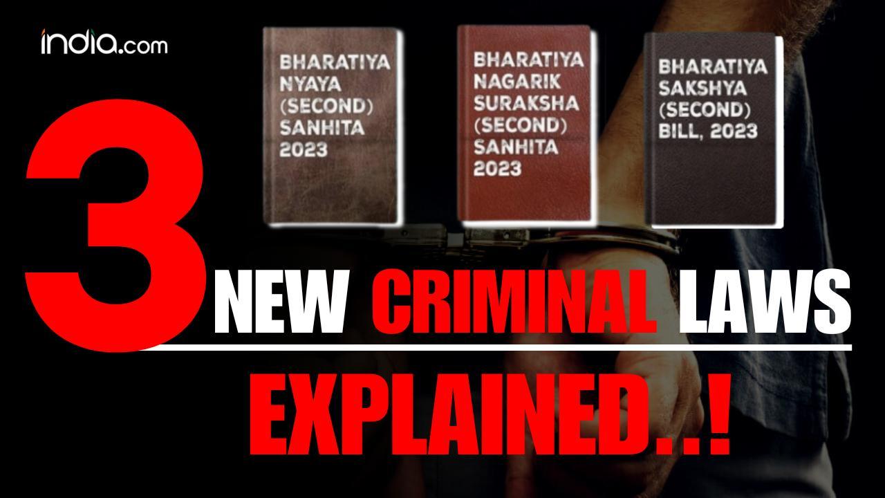 Three New Criminal Laws Come Into Force No More Ipc Crpc Evidence Act E Explained 7688