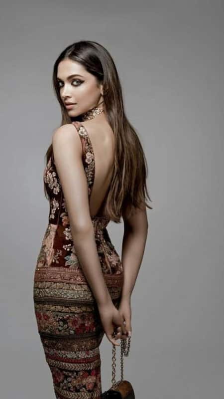 deepika padukone backless dress Deepika Padukone Sizzling Hot in Backless Black Dress