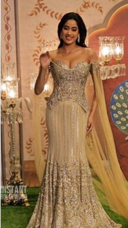 slim fit dress slacks Ivory embellished lehenga set AS SEEN ON Janhvi Kapoor  abhinavmishra