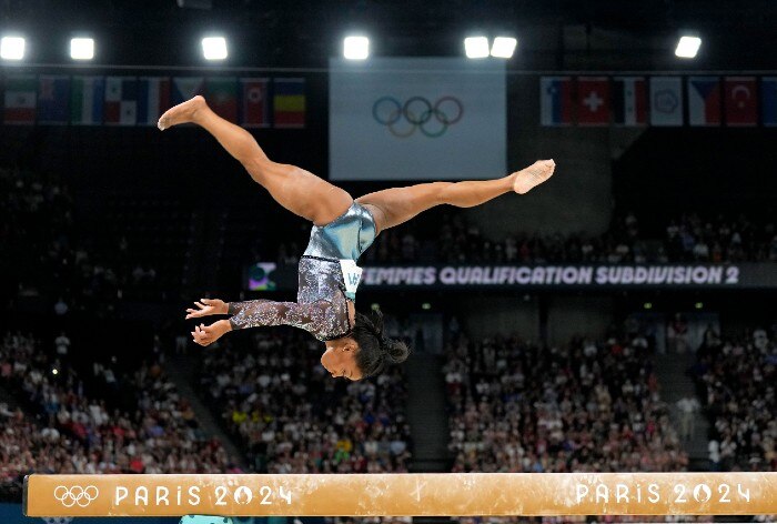 Paris Olymics 2024: Simone Biles And Team USA Surge Into Lead In Gymnastics Qualifying Event