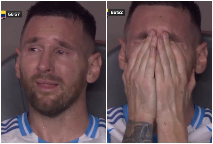 Lionel Messi in TEARS After Being Substituted During Copa America 2024 ...