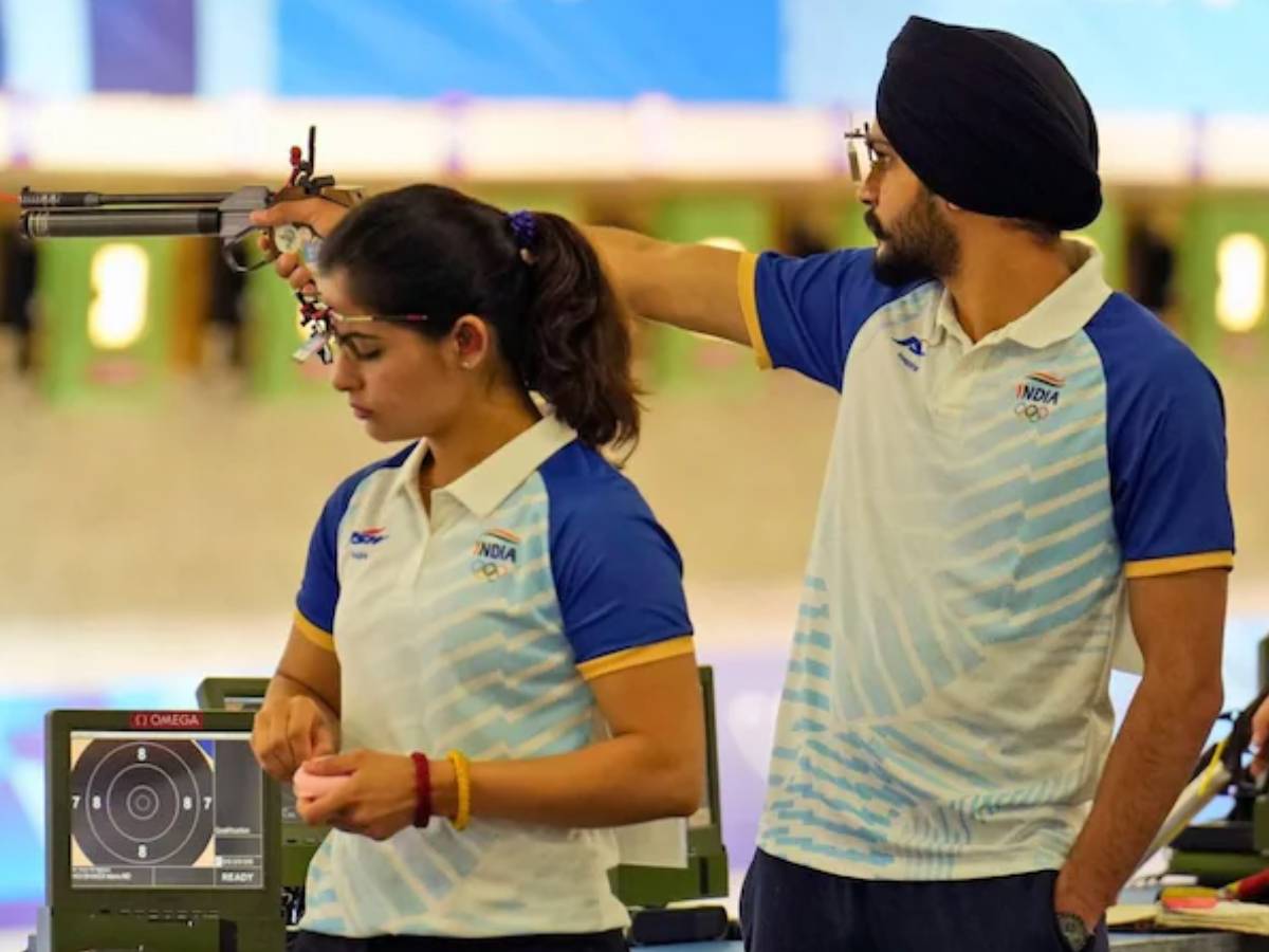 Paris Olympics 2024: Manu Bhaker and Sarabjot Singh pair won bronze in ...