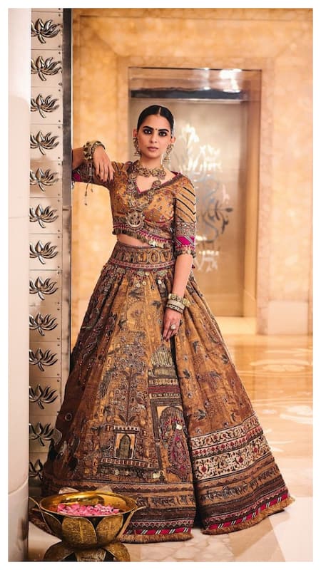 isha ambani dress designer Isha Ambani in custom Gaurav Gupta Couture for the Met Gala 2026. In  response to the theme Fashion is Art, the look is conceived as a study of  the dressed body, where