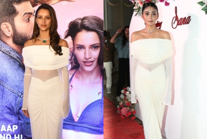 Tripti Dimri Copies Sana Makbul’s Sheer White Gown Look For Bad Newz Premiere