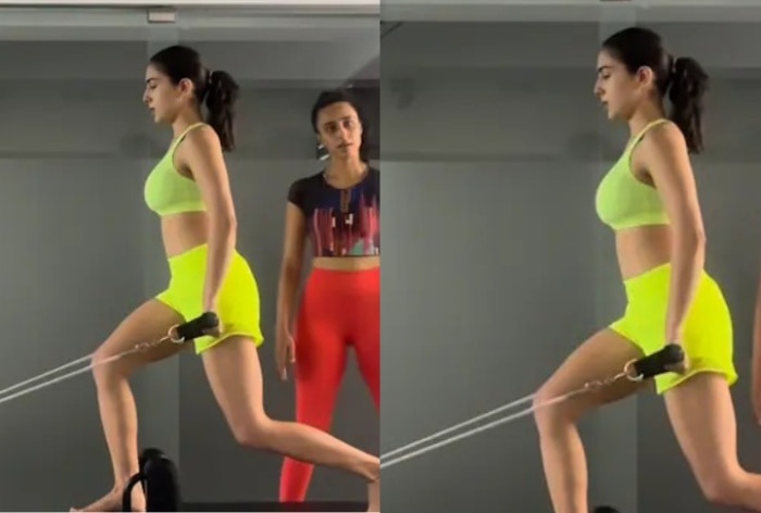 Sara Ali Khan Works On Her ‘Strength, Balance And Coordination’ in Latest Pilates Session- Watch