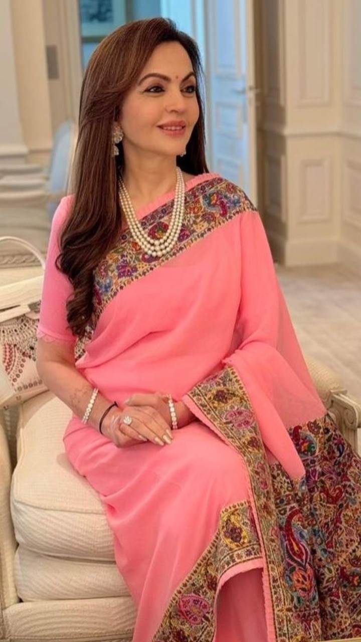 Nita Ambani Inspired Lotus Pink Saree For All Wedding Seasons - India.com