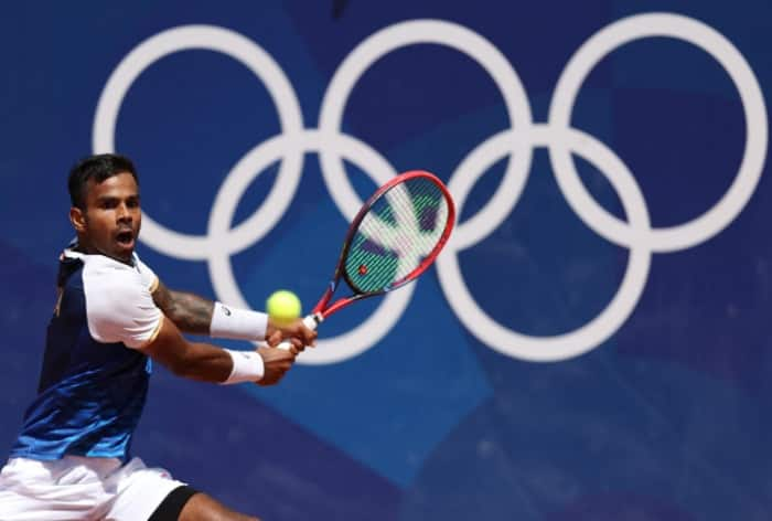 Sumit Nagal, Sumit Nagal tennis, Sumit Nagal in paris olympics, Sumit Nagal vs Corentin Moutet, Sumit Nagal vs Corentin Moutet in paris Olympics 2024, tennis at paris olympics 2024,