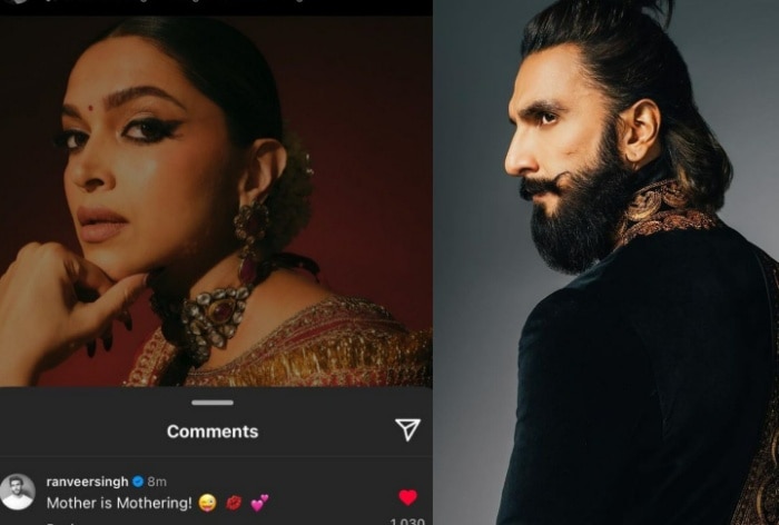 Deepika Padukone Paints The Town Red With Her Royal Look, But Ranveer Singh’s Comment Steals Spotlight – Pics