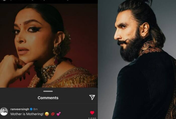 Deepika Padukone Paints The Town Red With Her Royal Look, But Ranveer Singh's Comment Steals Spotlight - Pics