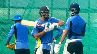 Rohit Sharma HELPS Shreyas Iyer Improve His Pull Shot Ahead of India's ODI Series vs Sri Lanka | VIRAL PIC
