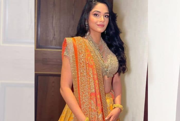 Anjali Merchant's lehenga look for her sister Radhika's Mehendi ceremony